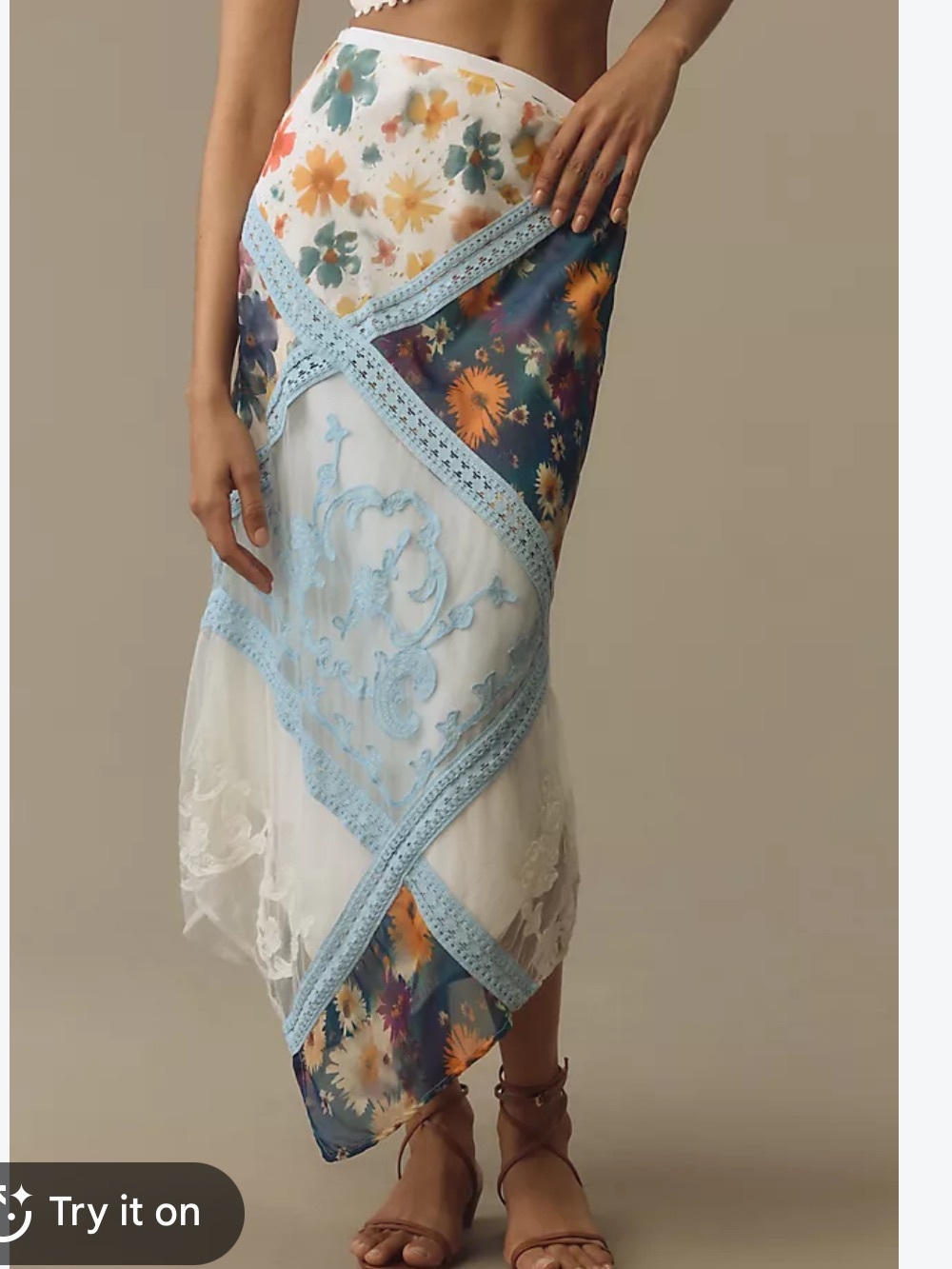 By Anthropologie Printed Mermaid
Maxi Skirt